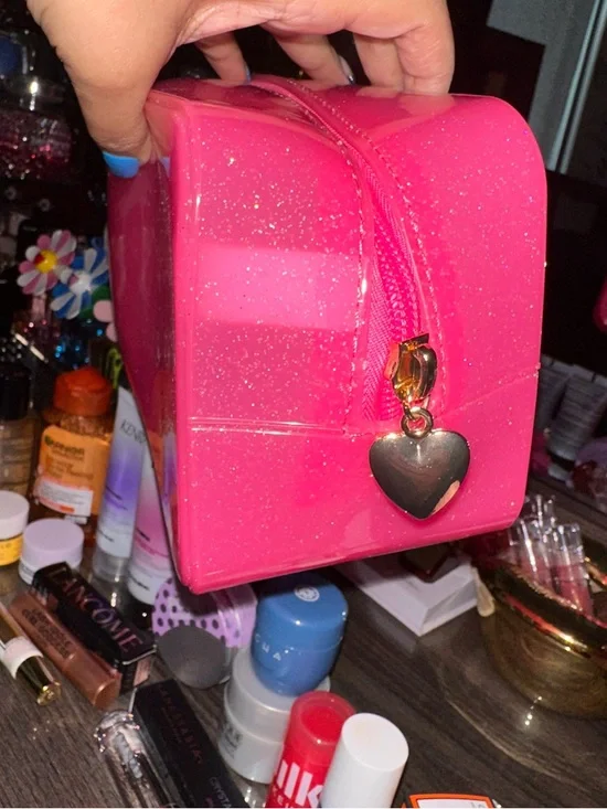 21pc Assortment Of Makeup, Skincare, Haircare, & Pink Jelly Glitter Pouch - Picture 9 of 13